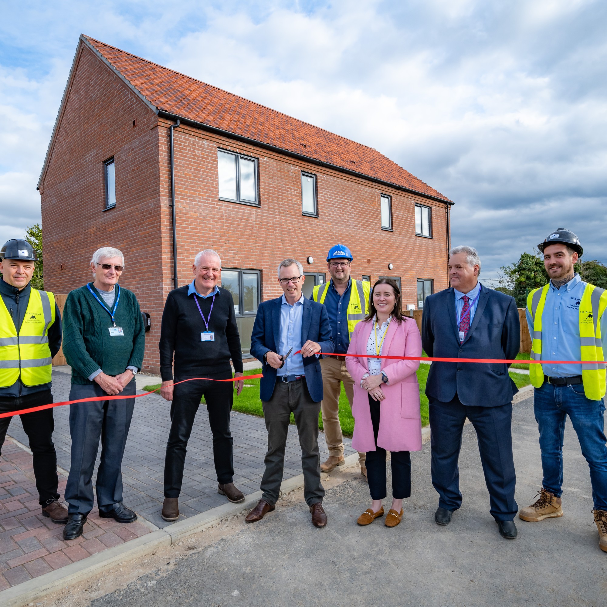 James Wild MP opens new Freebridge housing development