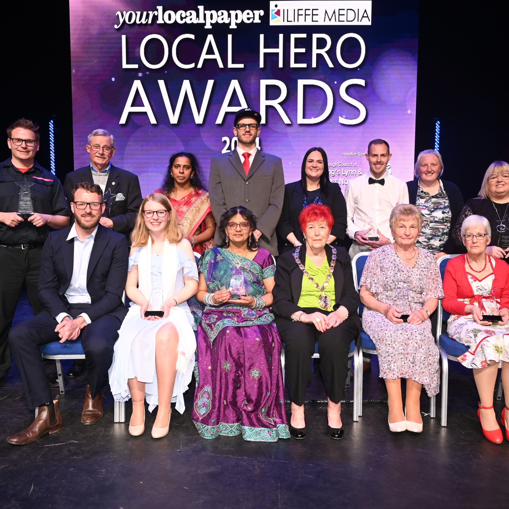 All of the winners at the 2024 Local Hero Awards.