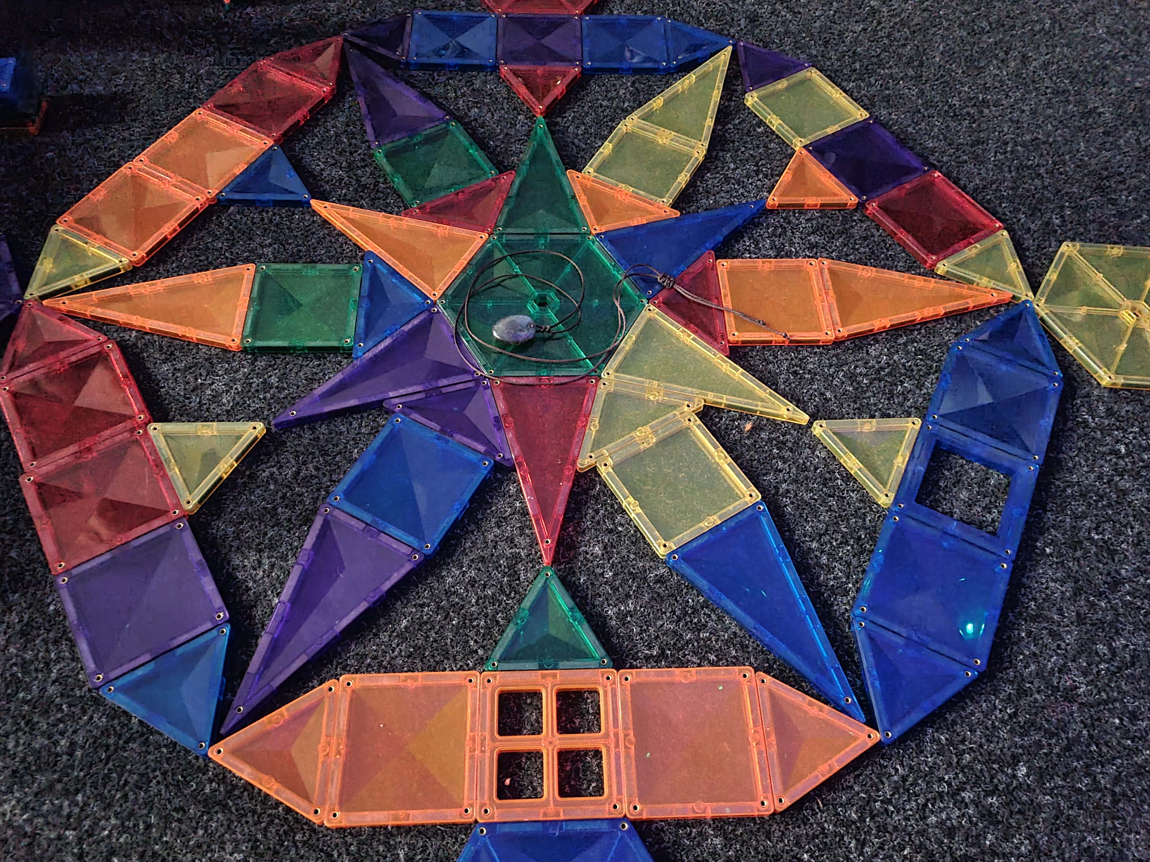Art installation created by one of the Wild Hub activities